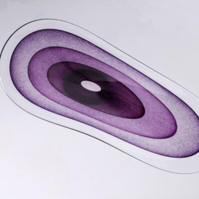 Teign Valley Glass Studio Saturn Berry Decorative Platter