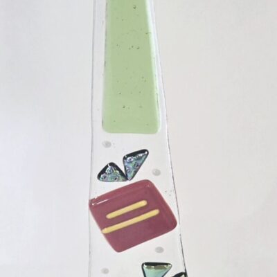 Original Lisa Fused Glass Trees -10 to 12" Christmas Presents #10-5