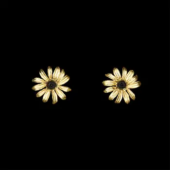 Michael Michaud Black-Eyed Susan Post Earrings — #3565