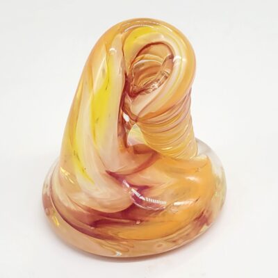 Pen Holder - Yellow and Orange #15
