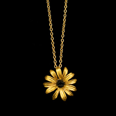 Michael Michaud Black-Eyed Susan Dainty Necklace — #9316