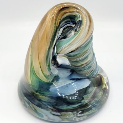 Pen Holder - #8 Green, Tan and Blue