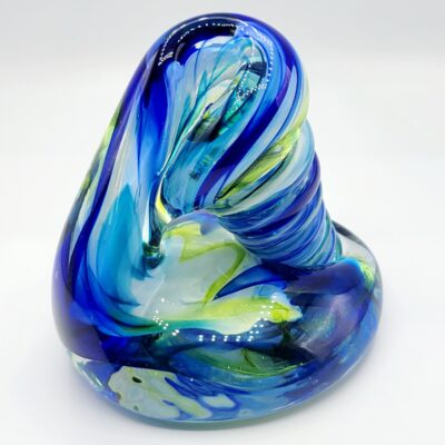 Pen Holder - #13 Lime and Cobalt