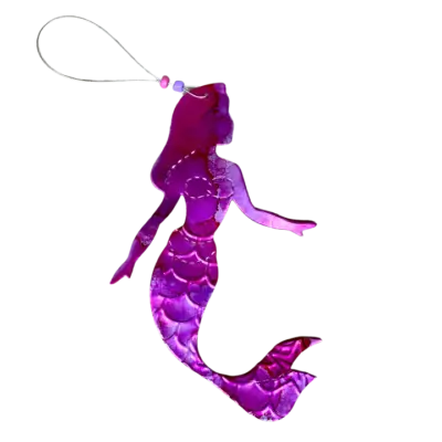 Recycled Aluminum Ornaments - The Mermaid