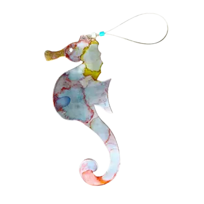 Recycled Aluminum Ornaments - The Sea Horse