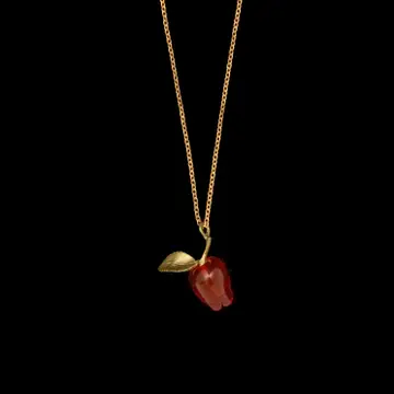 Michael Michaud Delicious Apple Pendant Necklaces — #9496