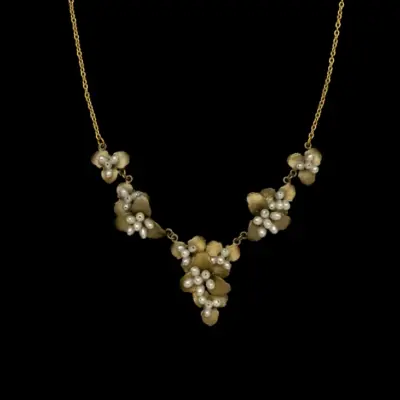 Michael Michaud Pachysandra Drop Necklace — #9516