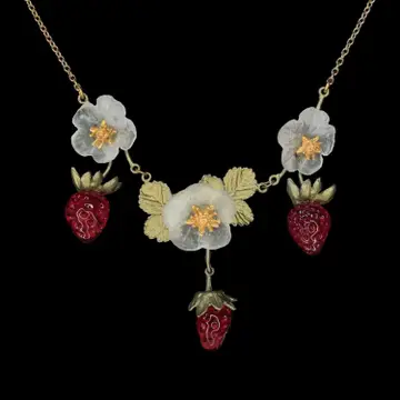 Michael Michaud Strawberry Necklace — #9425