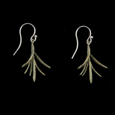 Michael Michaud Petite Herb Rosemary Wire Earrings — #3085