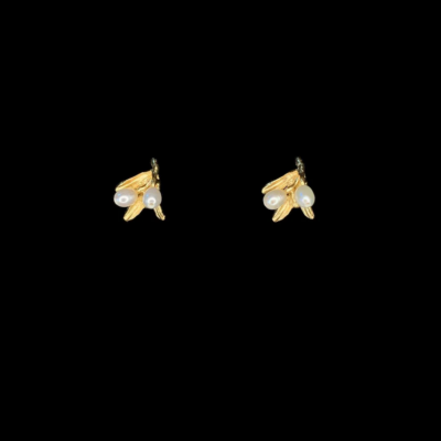 Michael Michaud Fine Night Willow Petite Post Earrings — #3603