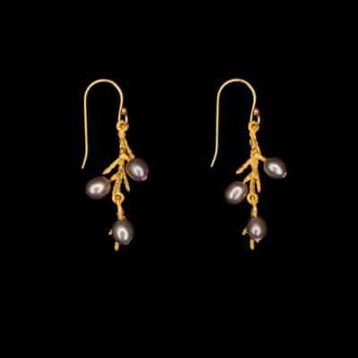 Michael Michaud Juniper Wire Drop Earrings — #3720