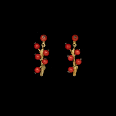 Michael Michaud Winterberry Post Earrings