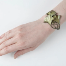 Michael Michaud Ginkgo Cuff Bracelet (Model)
