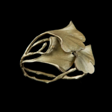 Michael Michaud Ginkgo Cuff Bracelet (Side View)