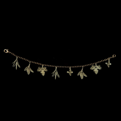 Michael Michaud Petite Herb Charm Bracelet — #7238