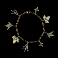 Michael Michaud Petite Herb Charm Bracelet (Top View)