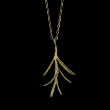 Michael Michaud Petite Herb Rosemary Pendant (Detail)