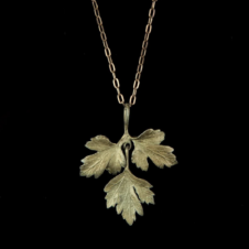 Michael Michaud Petite Herb Parsley Pendant (Detail)
