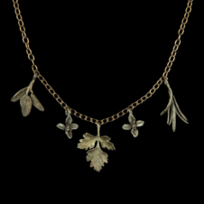 Michael Michaud Petite Herb Charm Necklace (Detail)