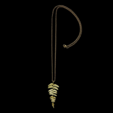 Michael Michaud 30" Long Fern Necklace (Complete)