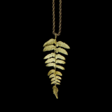 Michael Michaud 30" Long Fern Necklace (Detail)