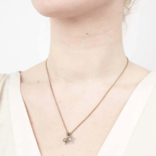 Michael Michaud Forget-Me-Not Petite Flower Pendant (Model)