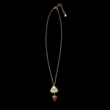 Michael Michaud Strawberry Flower Single Drop Pendant (Complete)
