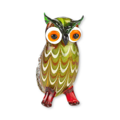 Badash Crystal Murano-style Art Glass Owl