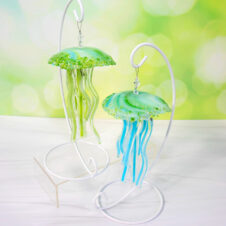 Living in Glass Houses Baby Jellyfish Ornament, Lagoon (2)