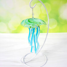 Living in Glass Houses Baby Jellyfish Ornament, Lagoon (3)