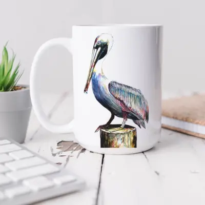 The Ship’s Hold Watercolor Artwork 15oz Ceramic Mug