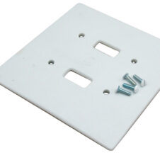Rightside Design Ceramic Two-toggle Light Switch Cover Plate (Red-winged Blackbird 002)