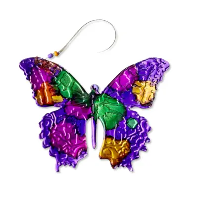 Seatree Studio Whimcycle Designs Recycled Aluminum Can Butterfly Ornament