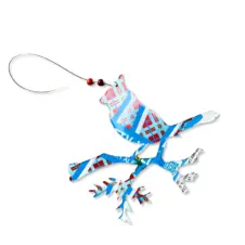 Seatree Studio Whimcycle Designs Recycled Aluminum Can Cardinal Ornament